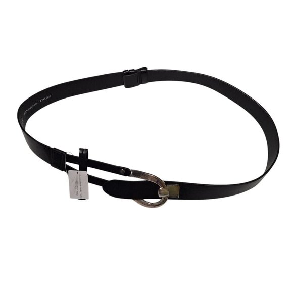 Christopher Banks Belt Black Silver Accent Adjustable Large Extra Large - Picture 7 of 7